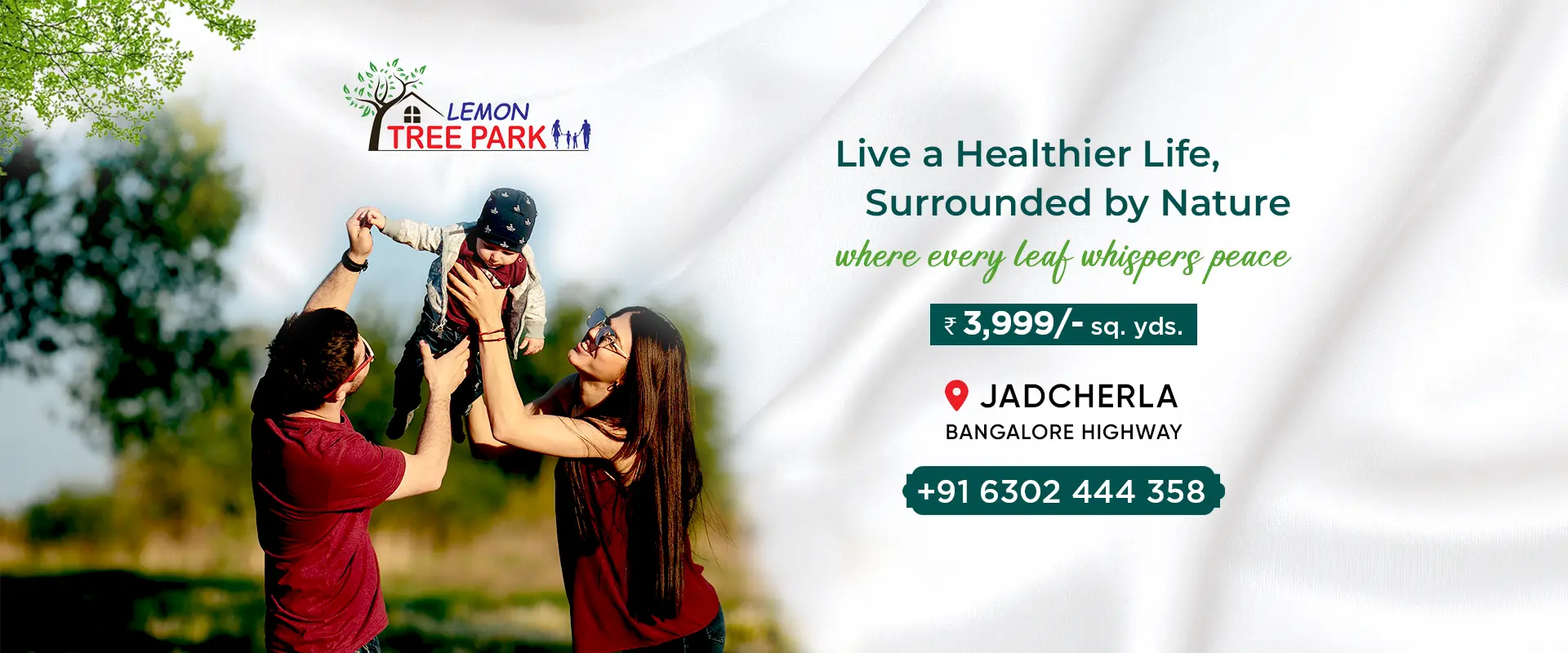 lemon tree park Jadcherla Municipality affordable farmlands for sale Hyderabad to Bangalore Highway a project by Gayathri99 Developers