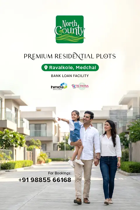 North County Medchal Ravalkole - HMDA Approved Plots in Hyderabad