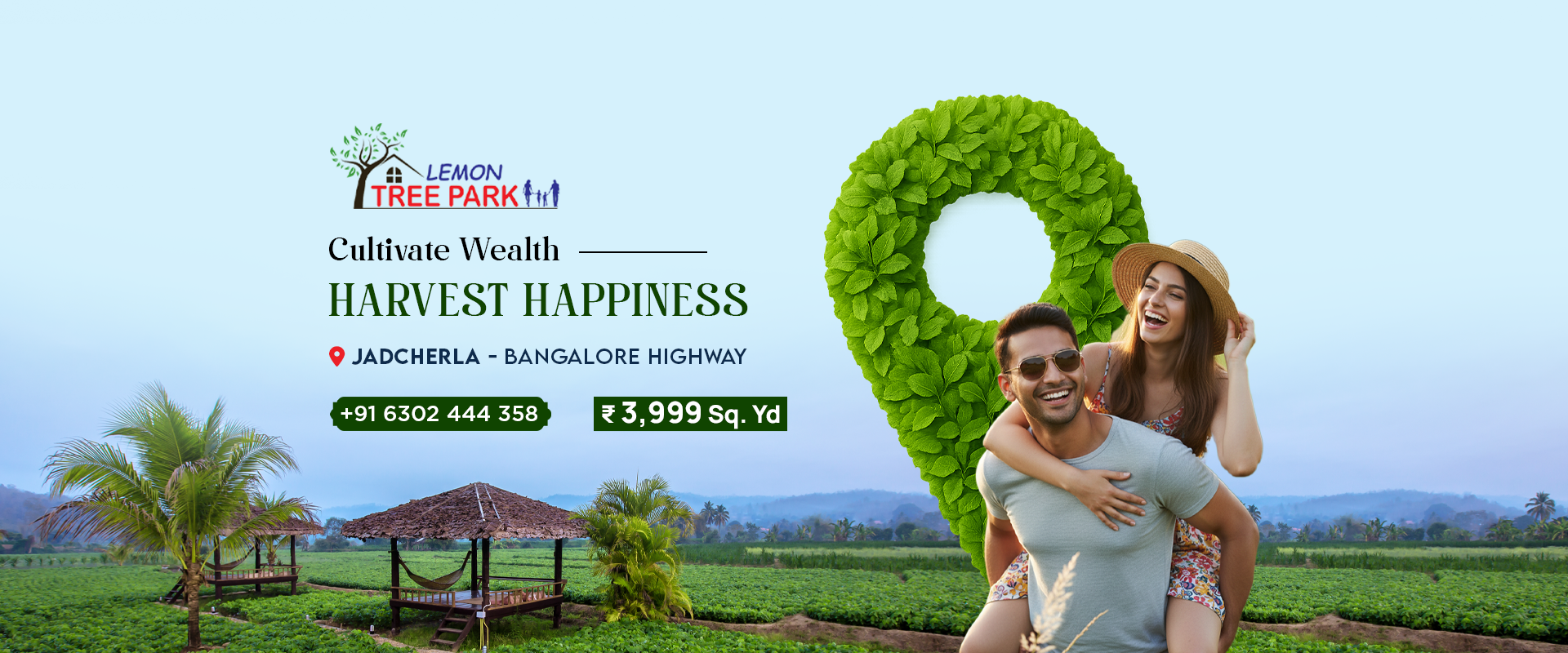 lemon tree park Jadcherla Municipality affordable farmlands for sale Hyderabad to Bangalore Highway a project by Gayathri99 Developers
